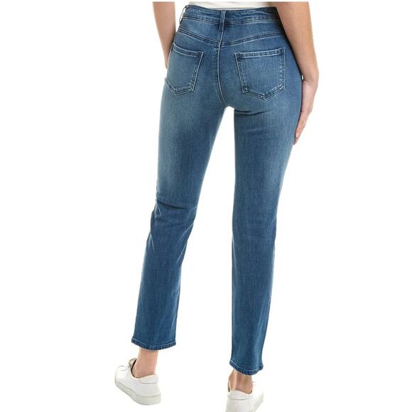 J Mclaughlin Treva Jeans Size 10 Slim Fit Ankle Length Zip Pocket - Picture 5 of 9